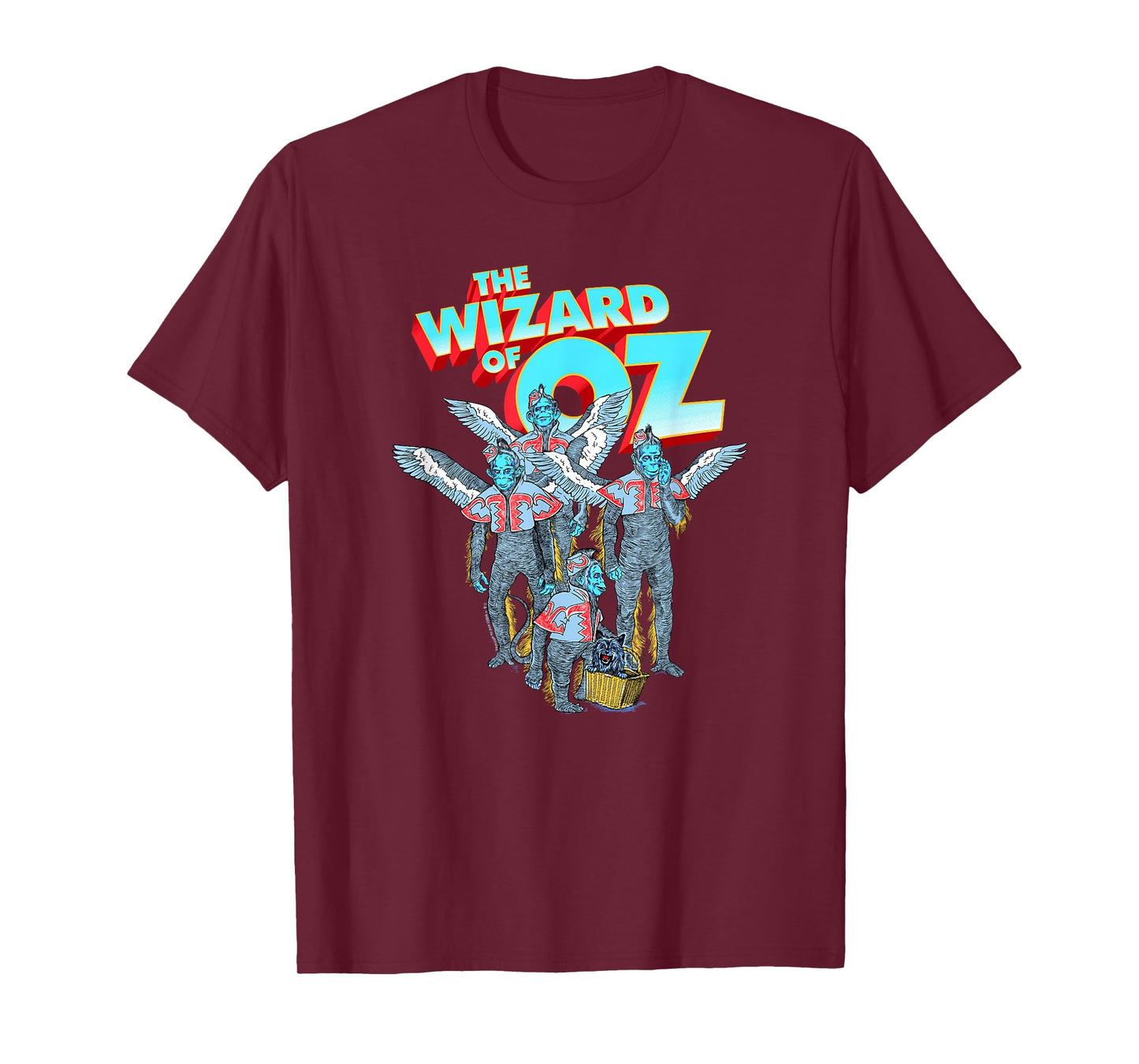 WB100 The Wizard of Oz Winged Monkeys Groovy Poster T-Shirt