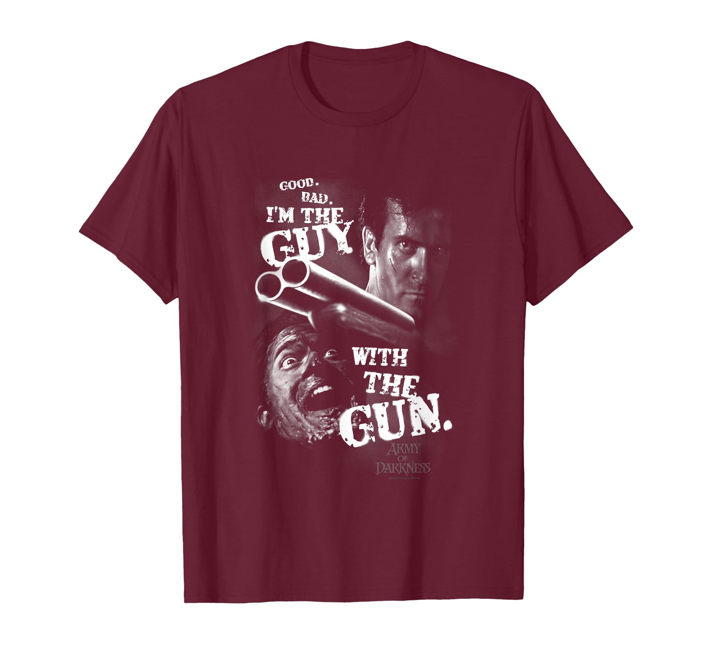 Army of Darkness Guy with The Gun T-Shirt Small