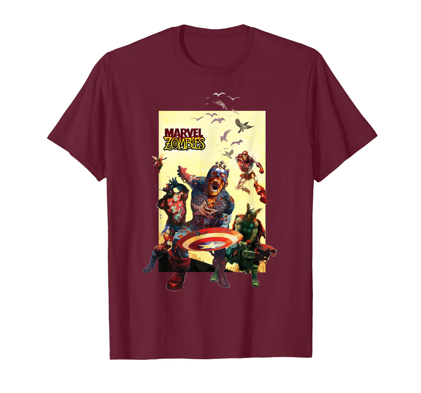 Marvel Zombies Avengers Group Shot Zombie T-Shirt