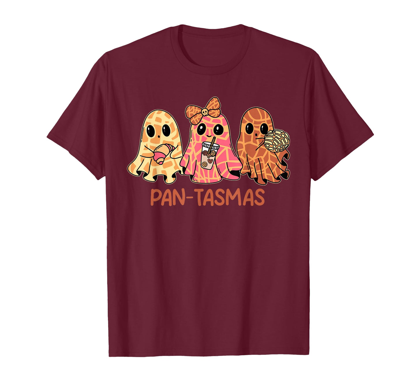 Pantasmas Ghost Coquette Bow Funny Conchas Mexican Halloween T-Shirt