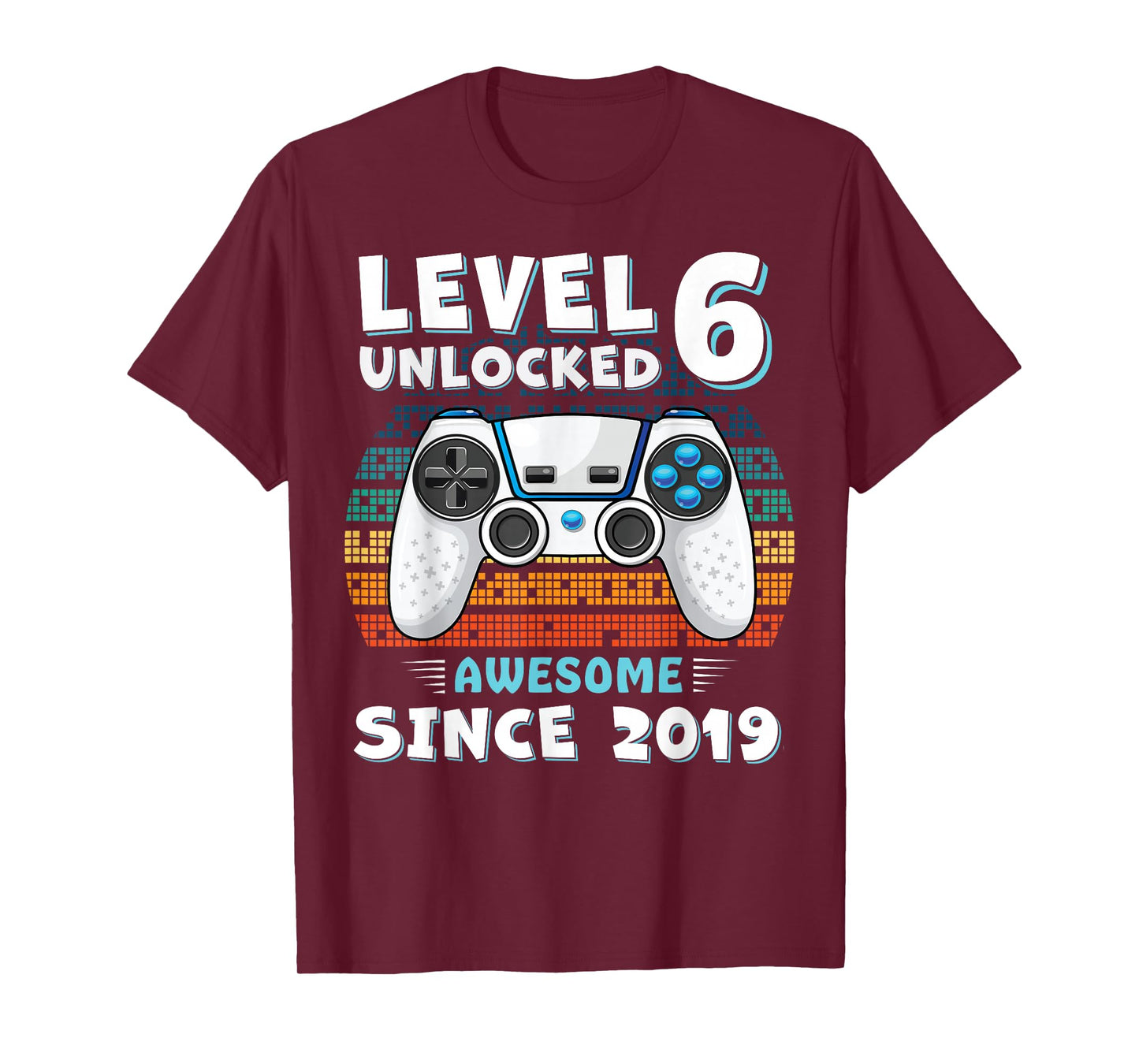 6 Year Old BDay Decorations Son Boy 6yr 2020 6th Birthday T-Shirt
