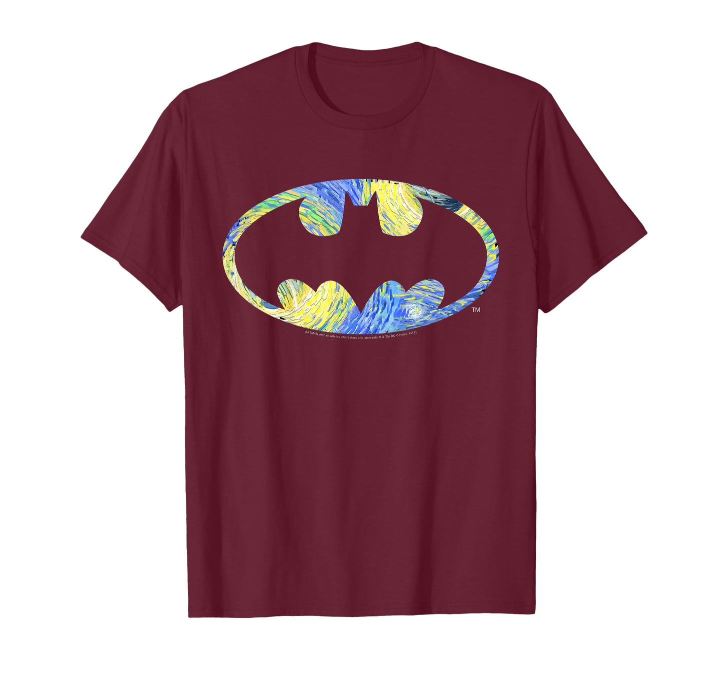 Kids DC Comics Batman Starry Night Logo T-Shirt