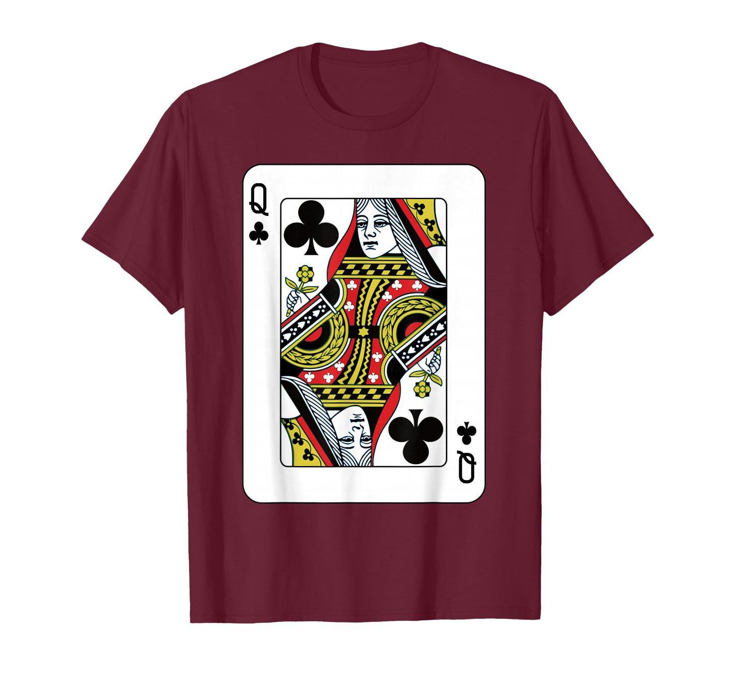Queen of the Clubs at the Card Poker T-Shirt
