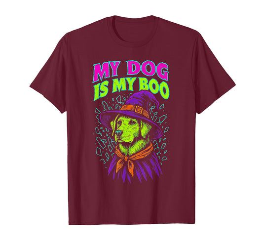 Dog is My Boo Witch - Dog Witch Halloween T-Shirt