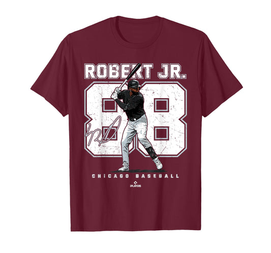 Number and Portrait Luis Robert Jr Chicago MLBPA T-Shirt