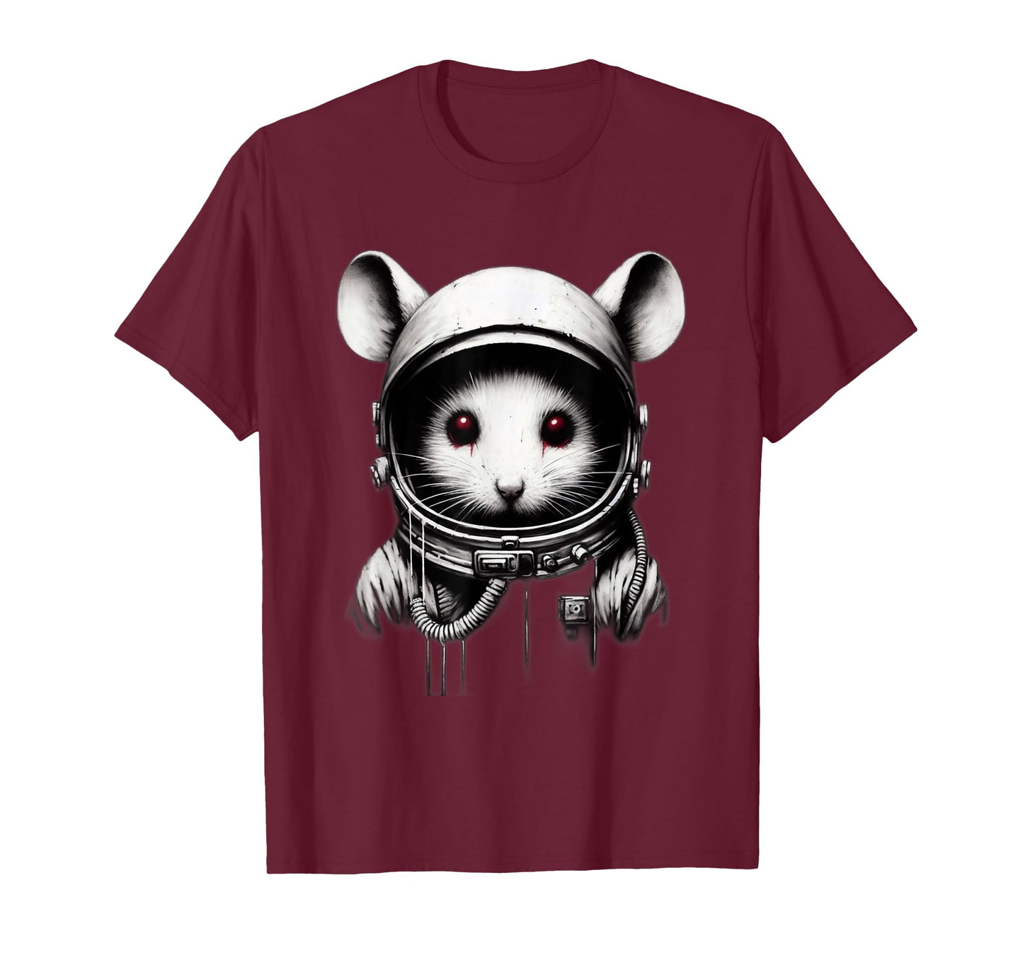 Lost in Space Astronaut Mice Graphic Tee T-Shirt