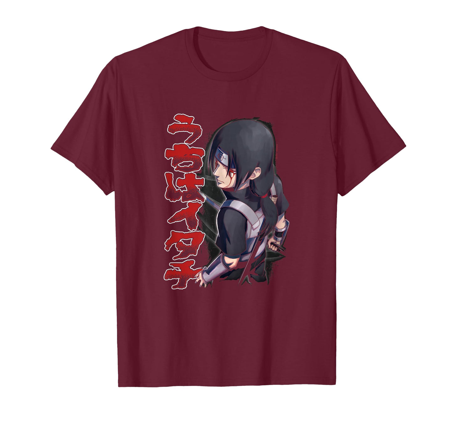 Naruto Shippuden Itachi Stance & Kanji T-Shirt