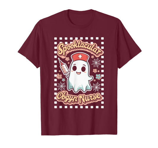 Spooktacular OBGYN Nurse Gynecologist Obstetrics T-Shirt