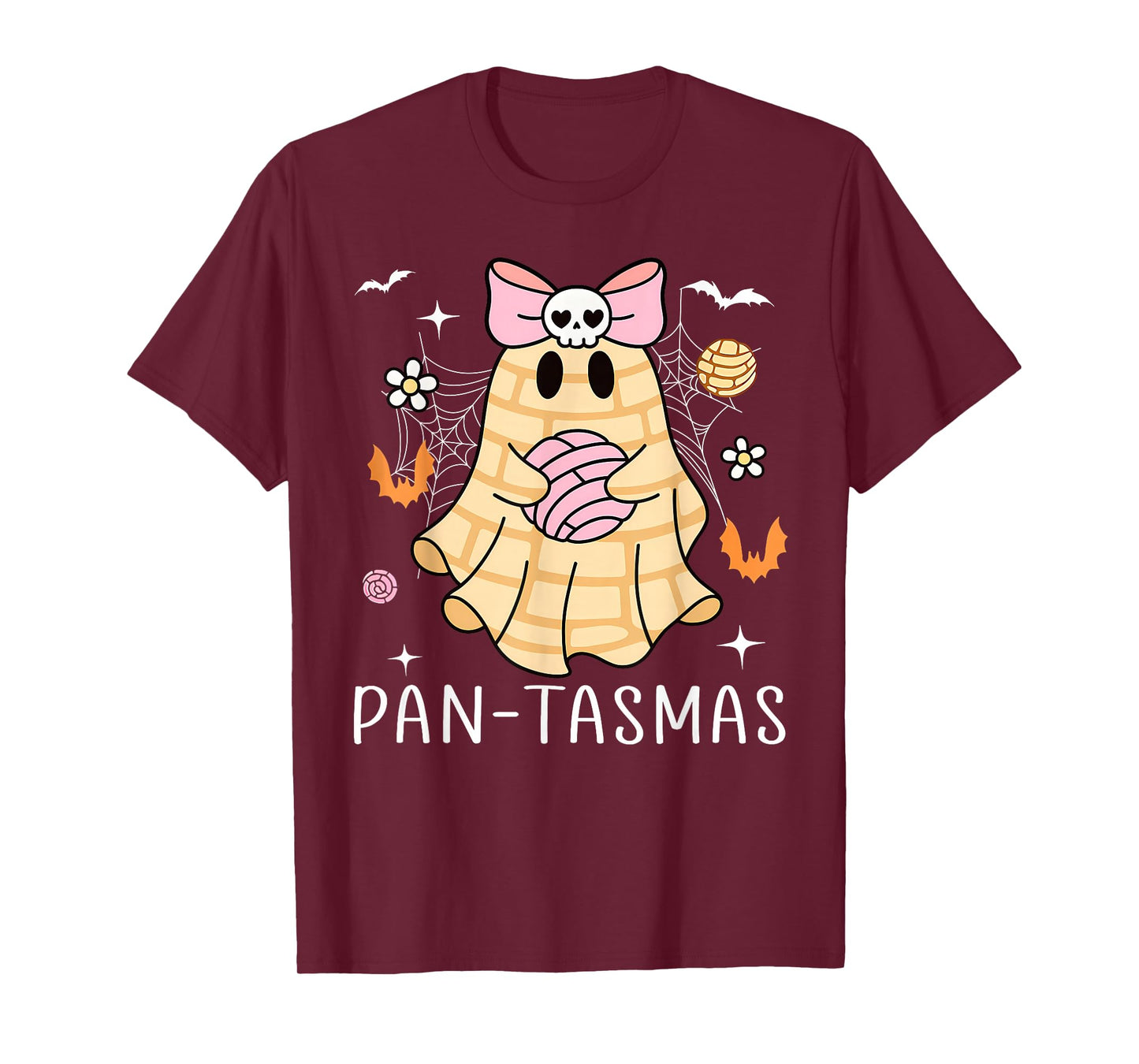 Pantasmas Ghost Funny Spooky Conchas Mexican Mexico Ghost T-Shirt
