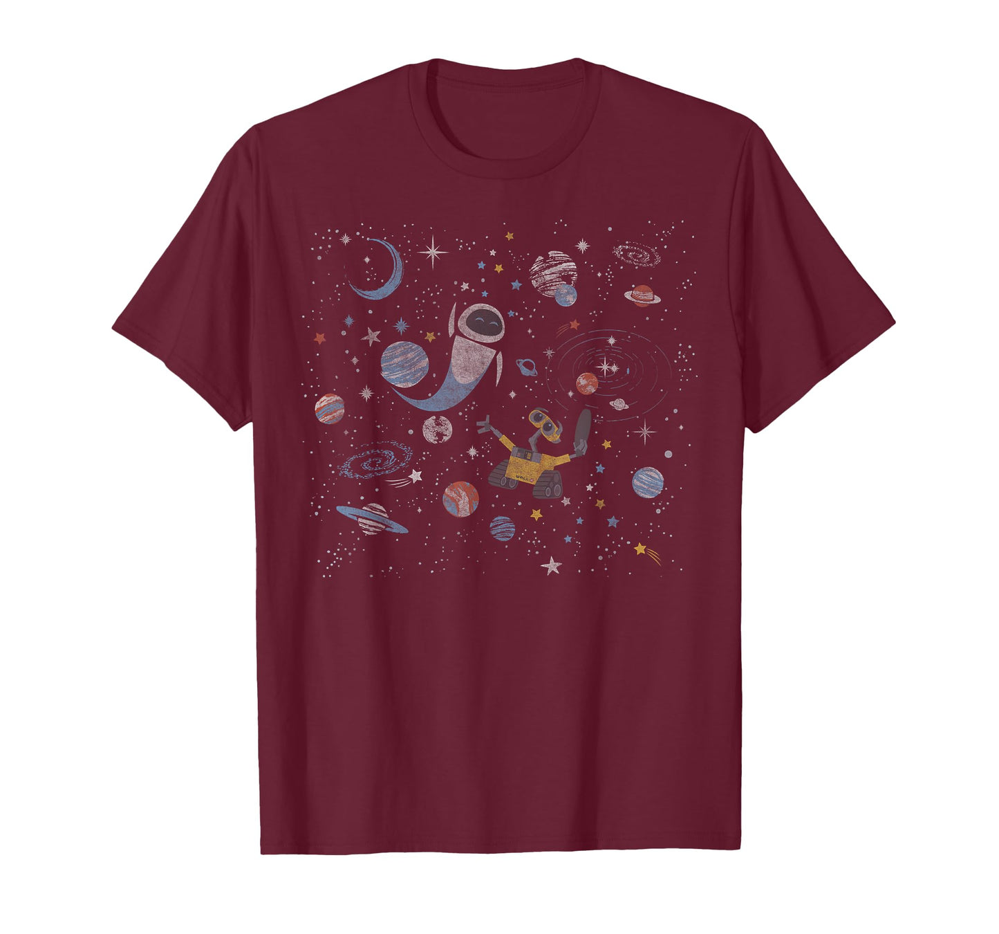 Disney Pixar Wall-E & Eve in Space T-Shirt