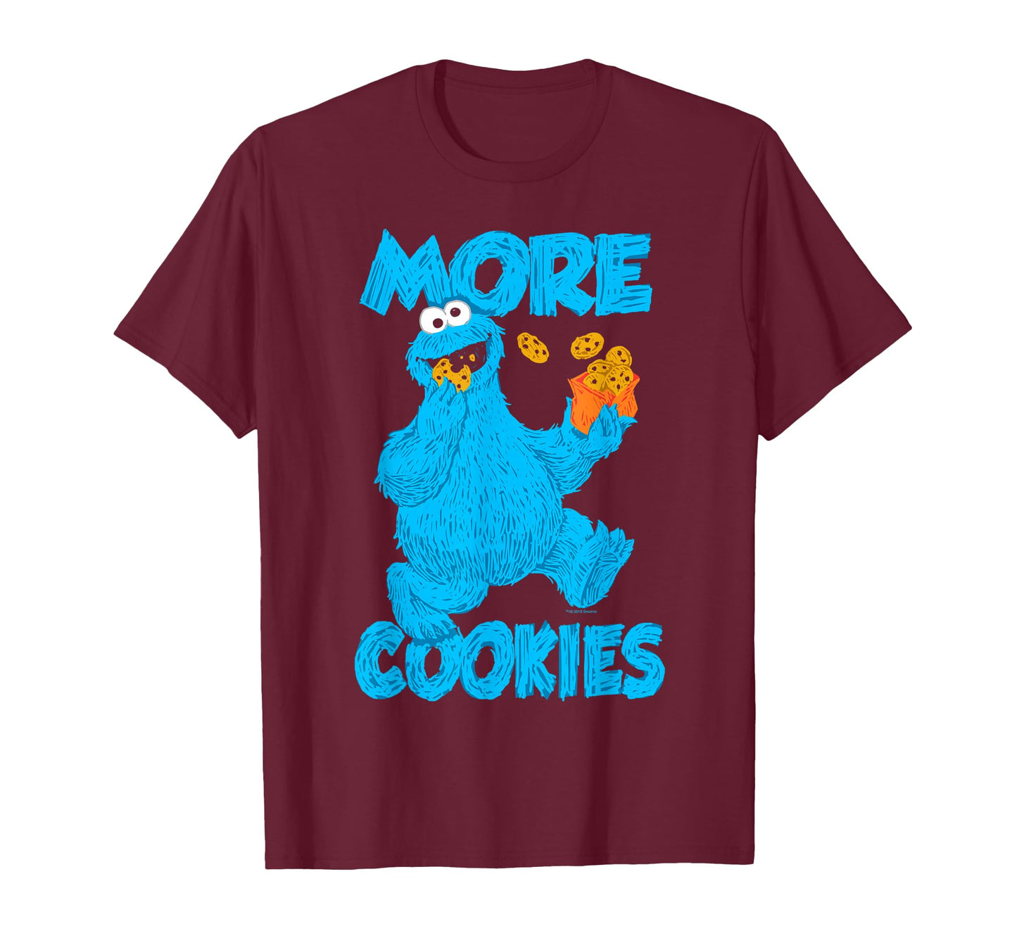 Sesame Street Cookie Monster More Cookies T-Shirt