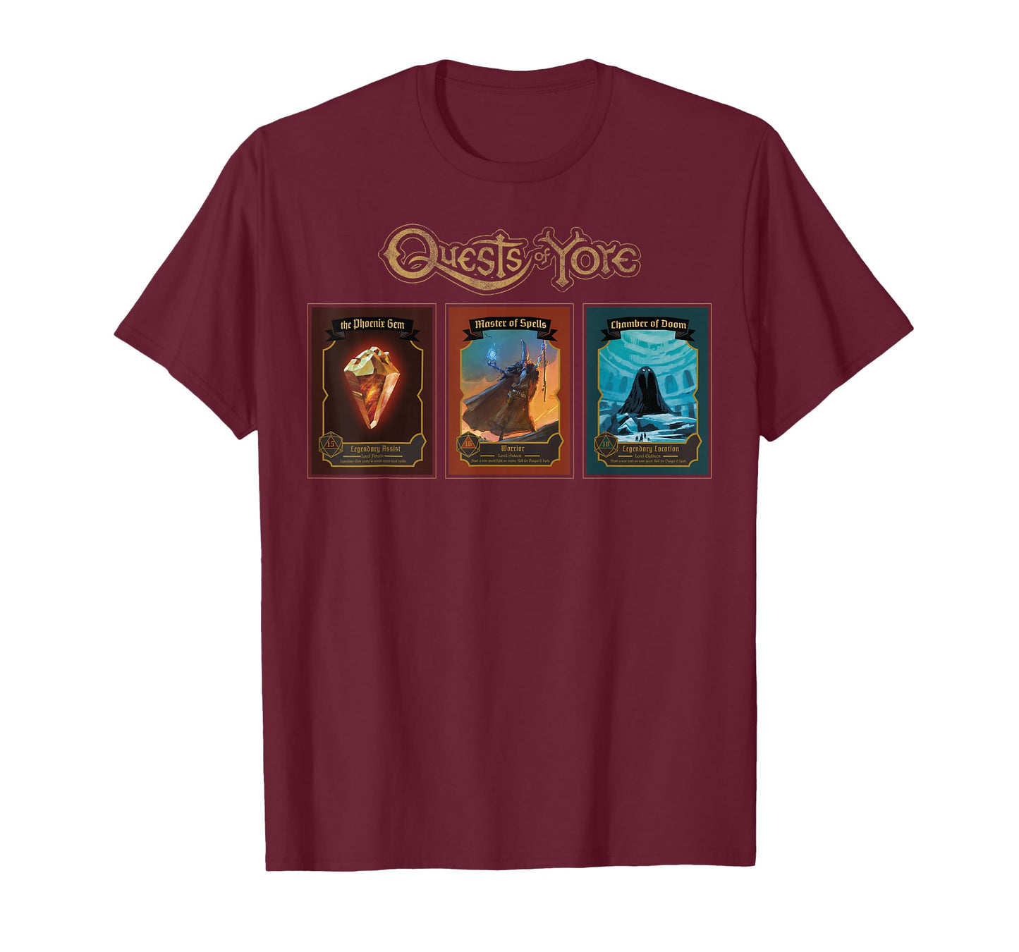 Disney Pixar Onward Quests Of Yore Cards T-Shirt