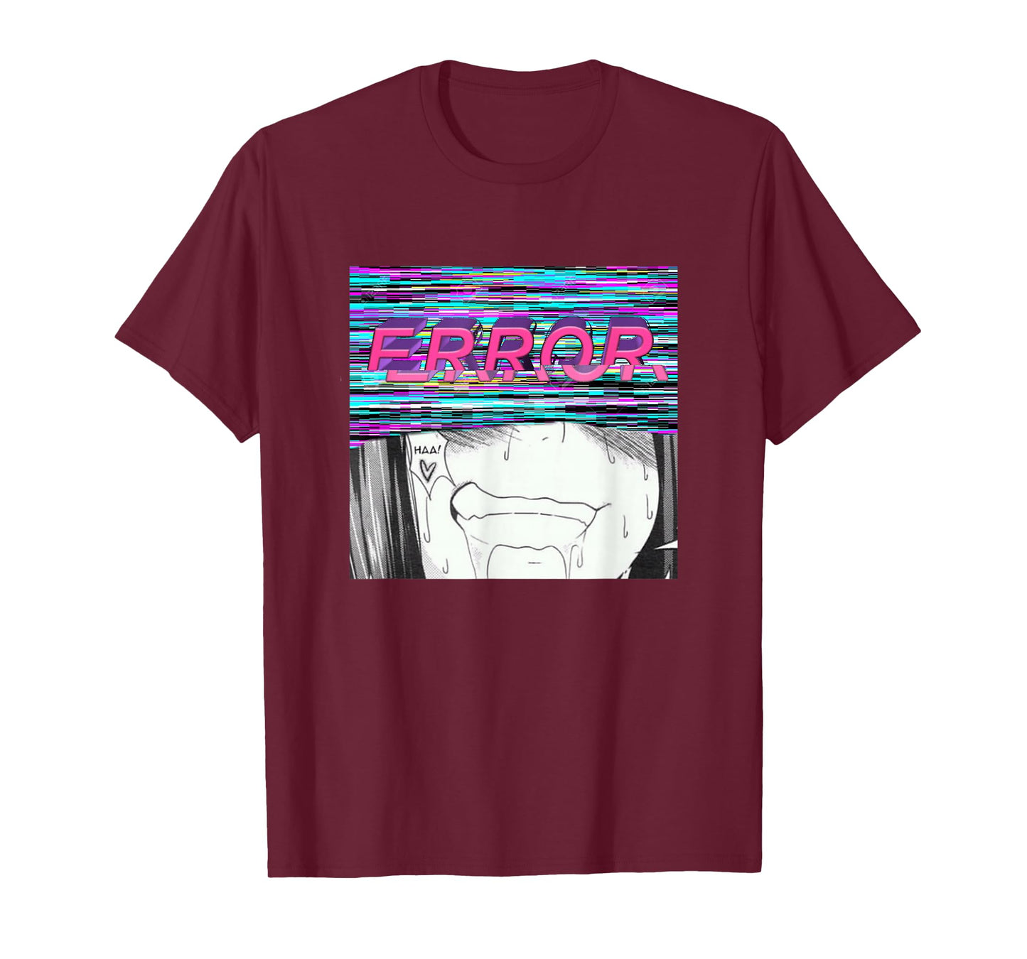 Error Vaporwave Ahegao Kink Doujinshi Hentai Ecchi Edit T-Shirt