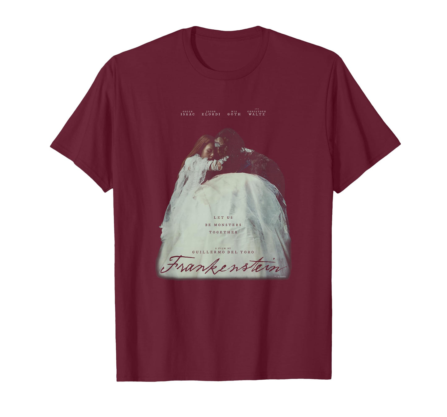 Frankenstein Let Us Be Monsters Together Officially Licensed T-Shirt