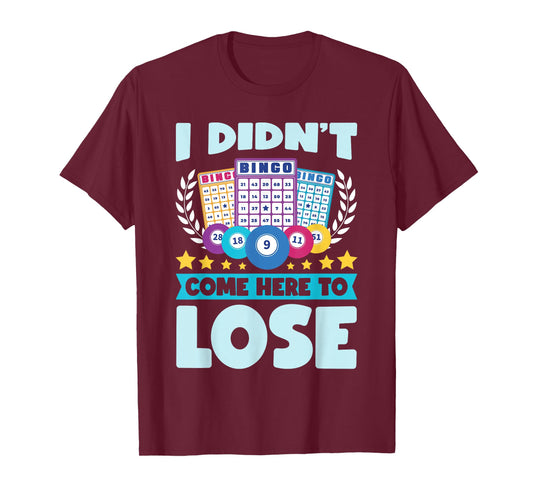 Bingo Player Lover Lucky Bingo T-Shirt