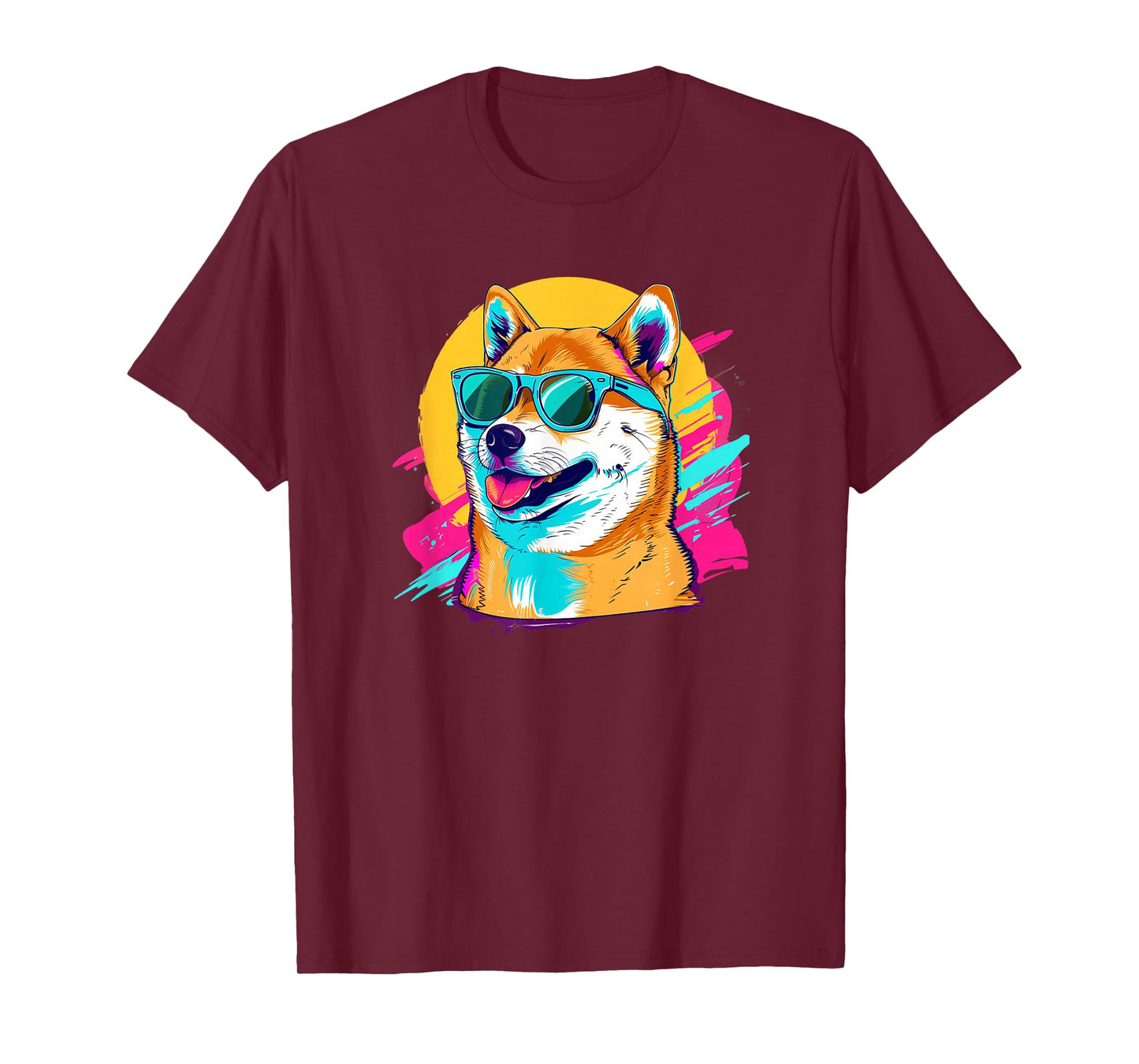 Doge Meme Lover Retro Vintage 80s Shiba Inu T-Shirt