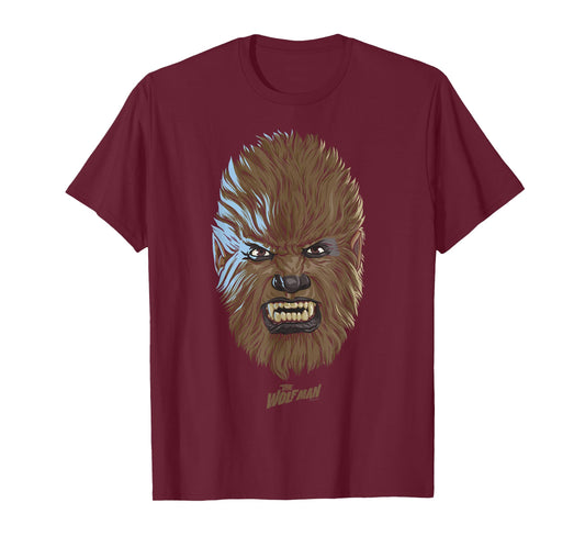 Universal Monsters Wolfman Big Face T-Shirt