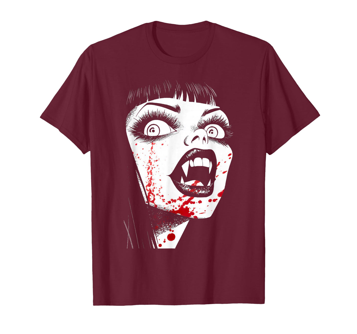 Vampish Vampiress Bares Her Fangs T-Shirt