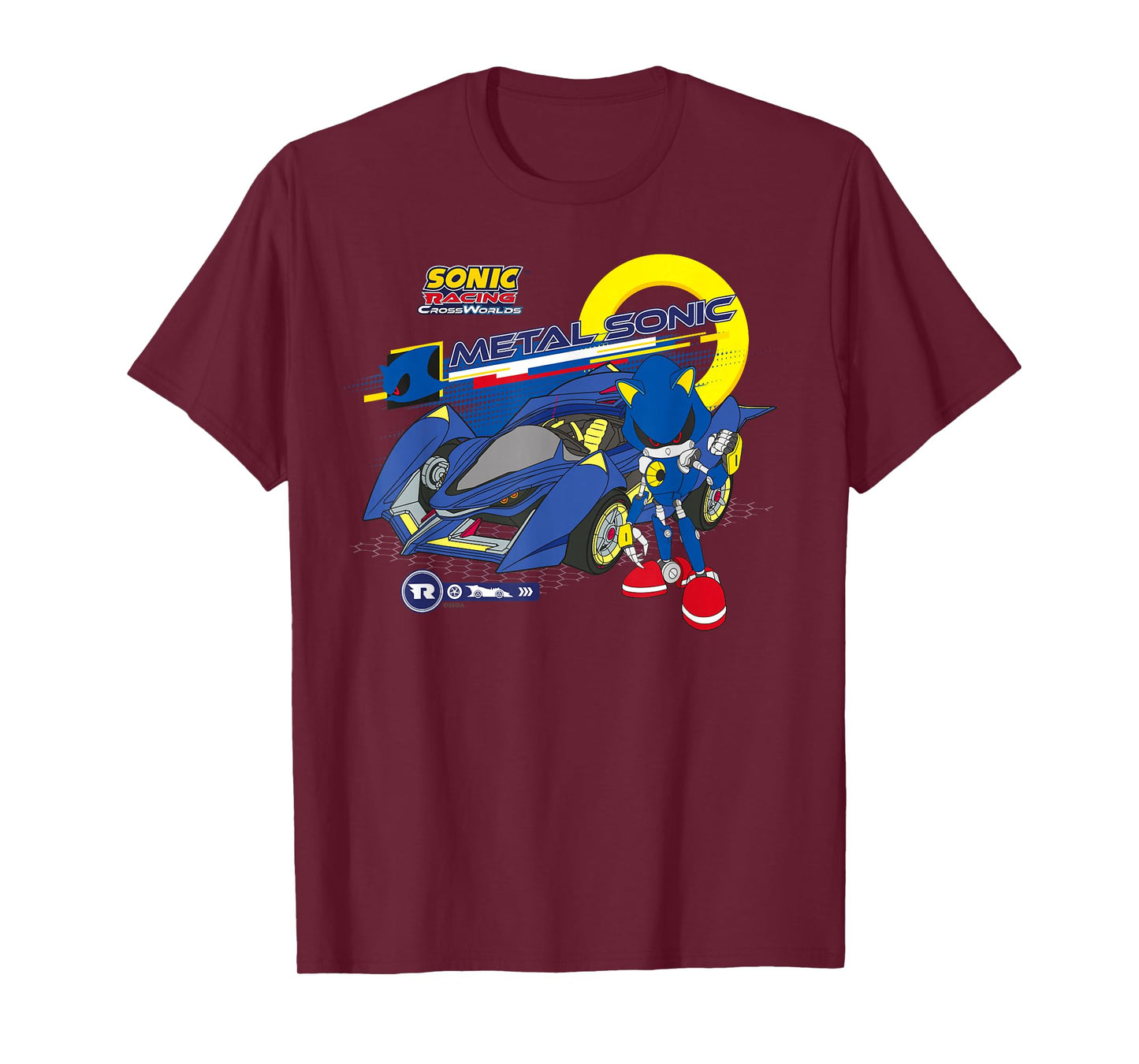 Sonic Racing CrossWorlds - Ready to Roll Metal Sonic T-Shirt