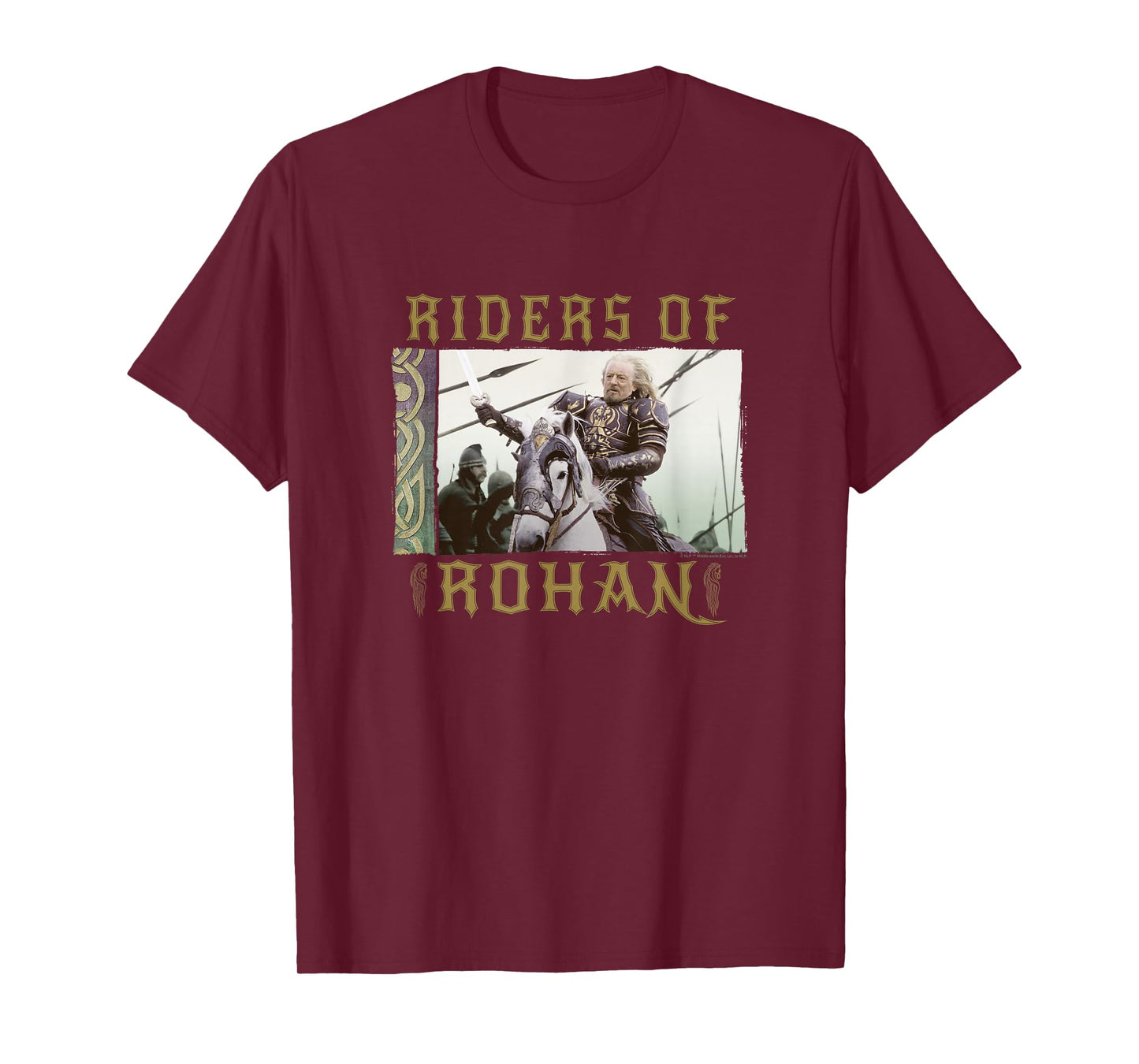 The Lord of The Rings Riders of Rohan Théoden Movie Panel T-Shirt