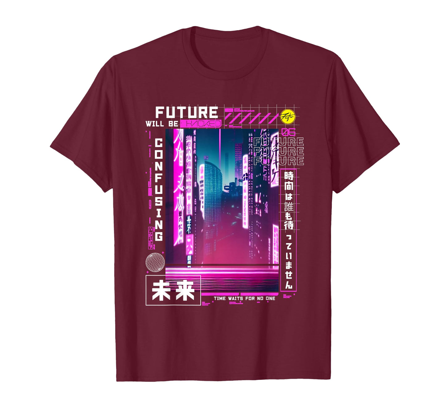 Tokyo Cyberpunk Vaporwave in Japanese Retro Vibes Aesthetic T-Shirt