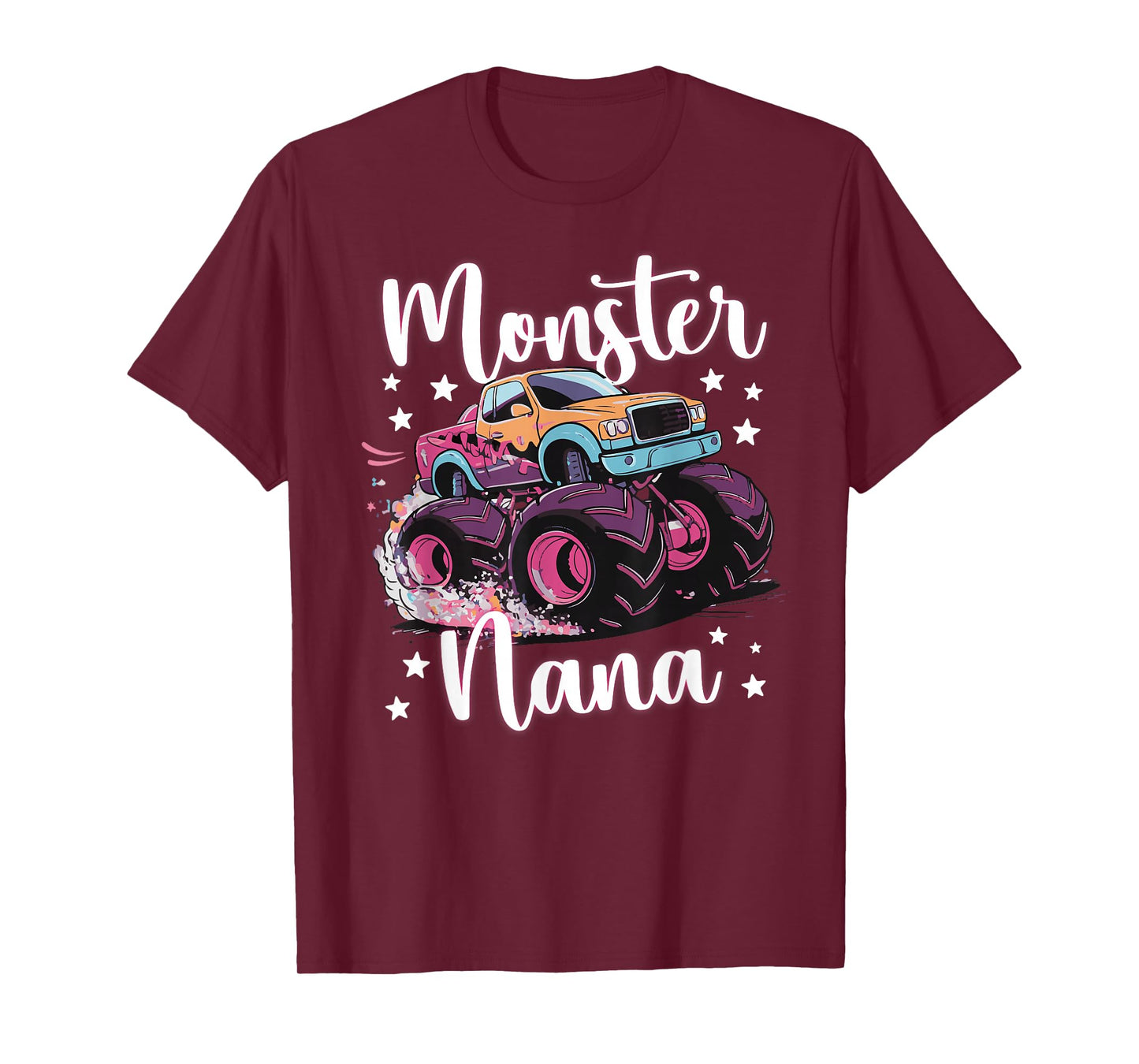 Monster Nana Proud Monster Truck Nana Grandma T-Shirt