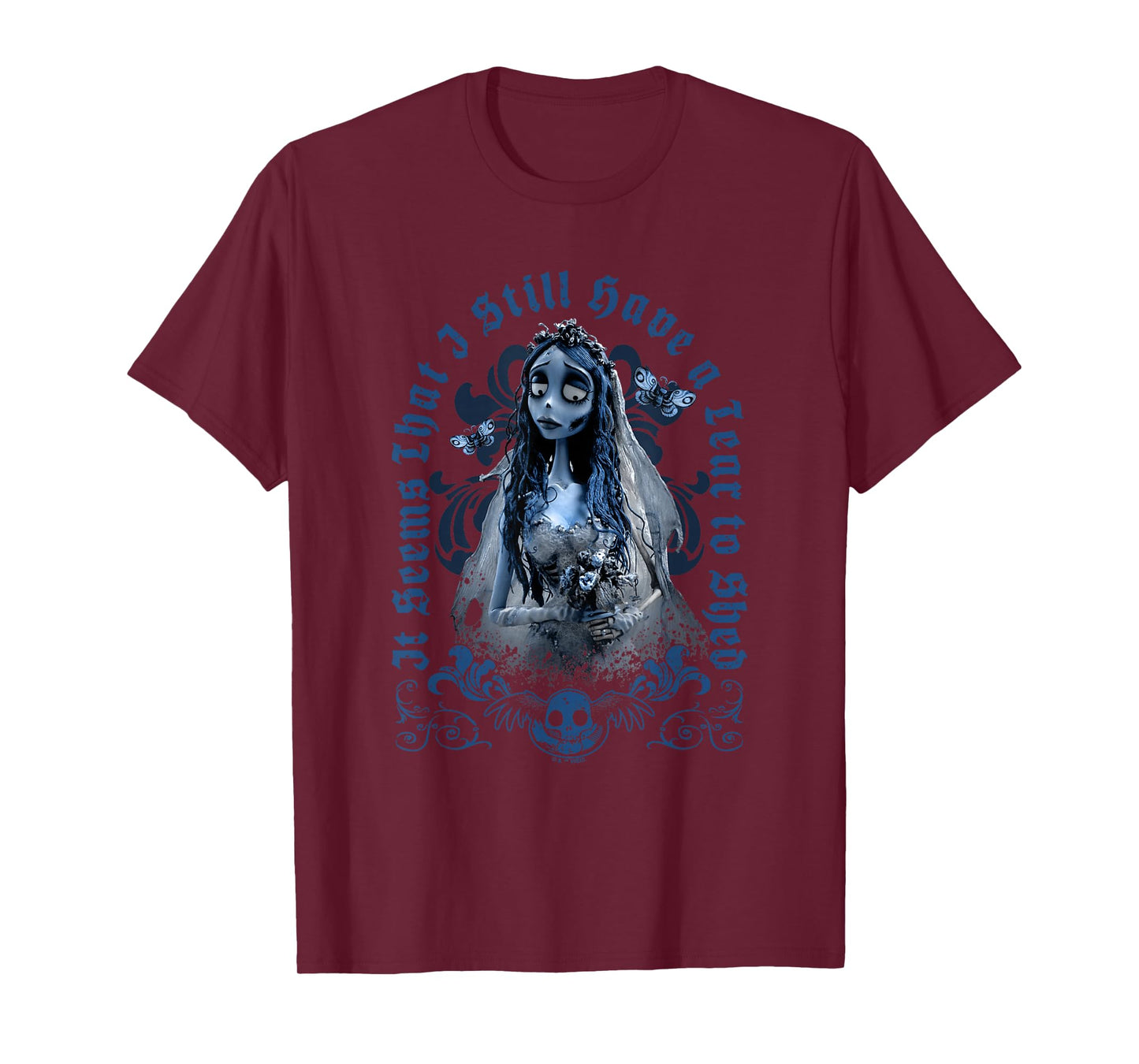 Corpse Bride It Seems That I Still Have A Tear to Shed Logo T-Shirt