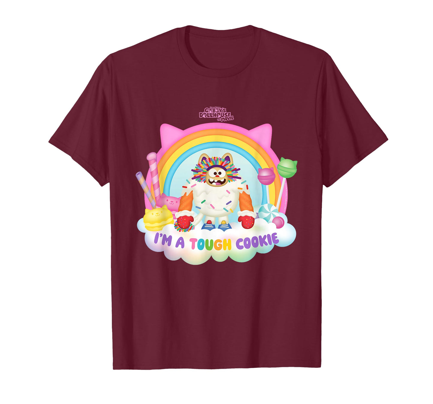 DreamWorks Gabby’s Dollhouse The Movie I’m A Tough Cookie T-Shirt