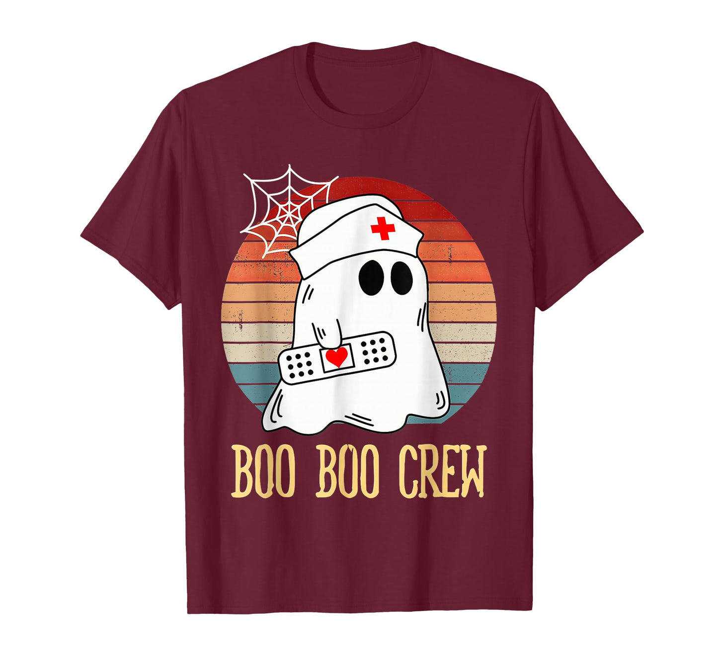 Boo Boo Crew Nurse Ghost Halloween Costume T-Shirt