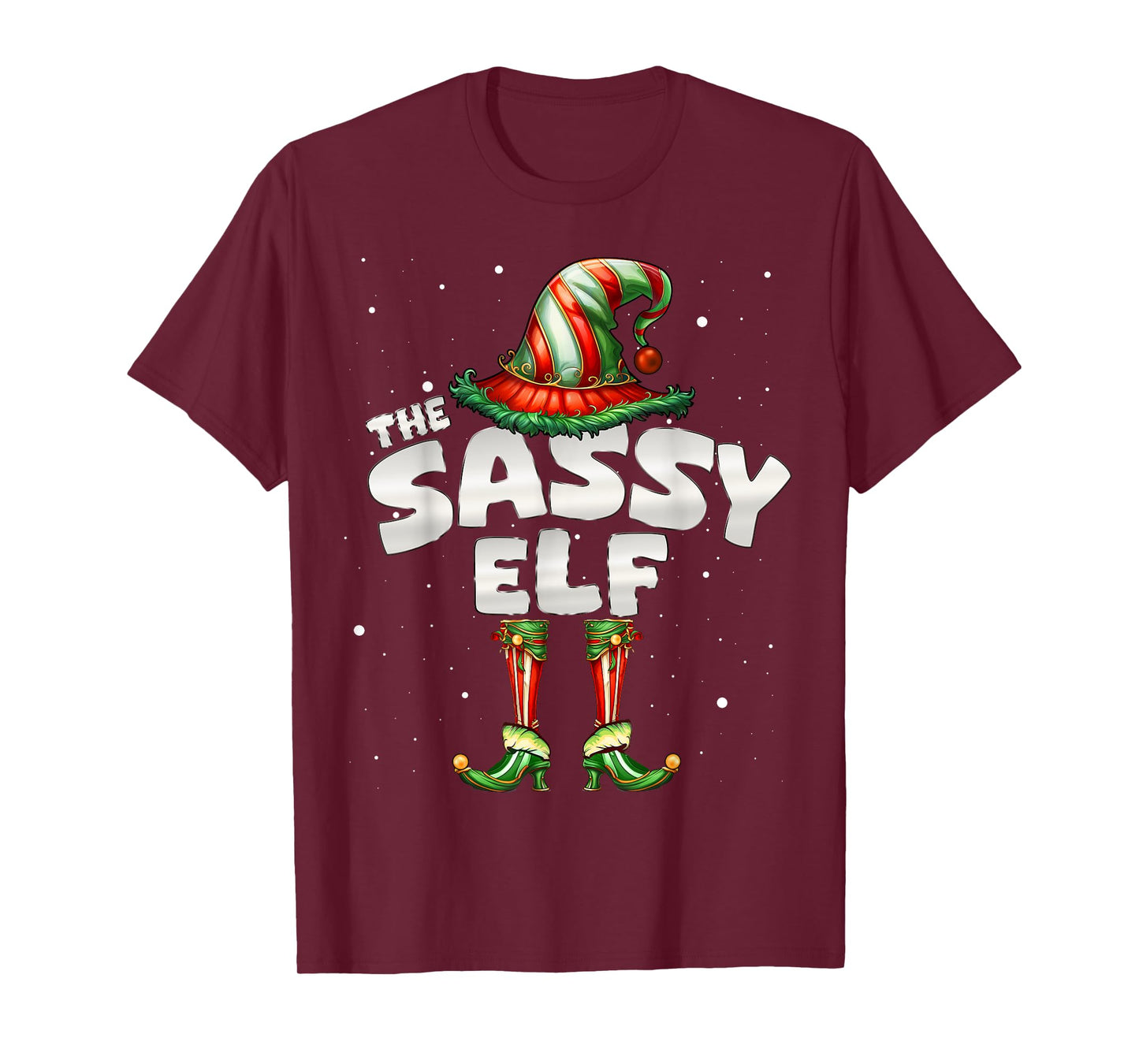 I'm The Sassy Elf Family Matching Group Christmas T-Shirt