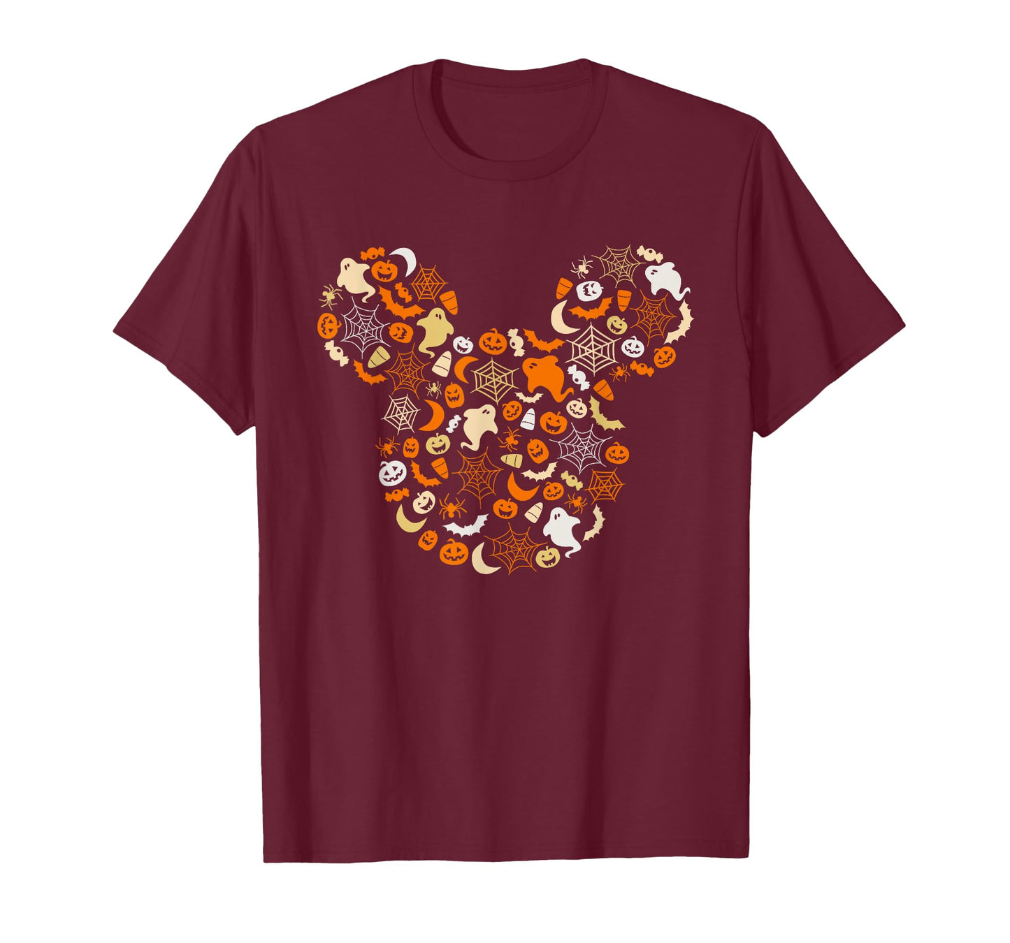 Disney Mickey Mouse Halloween Ghosts Pumpkins Spiders T-Shirt