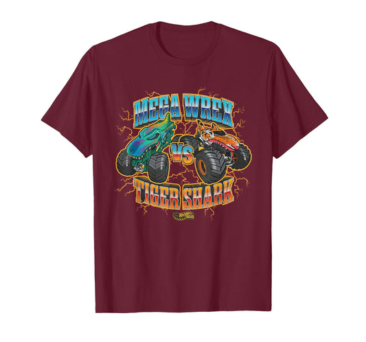 Hot Wheels Monster Trucks - Mega Wrex vs. Tiger Shark T-Shirt