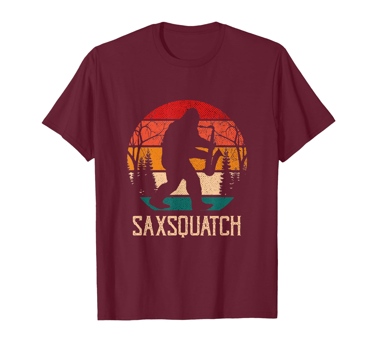 Saxsquatch Musical, Instrument, Music Saxophone T-Shirt