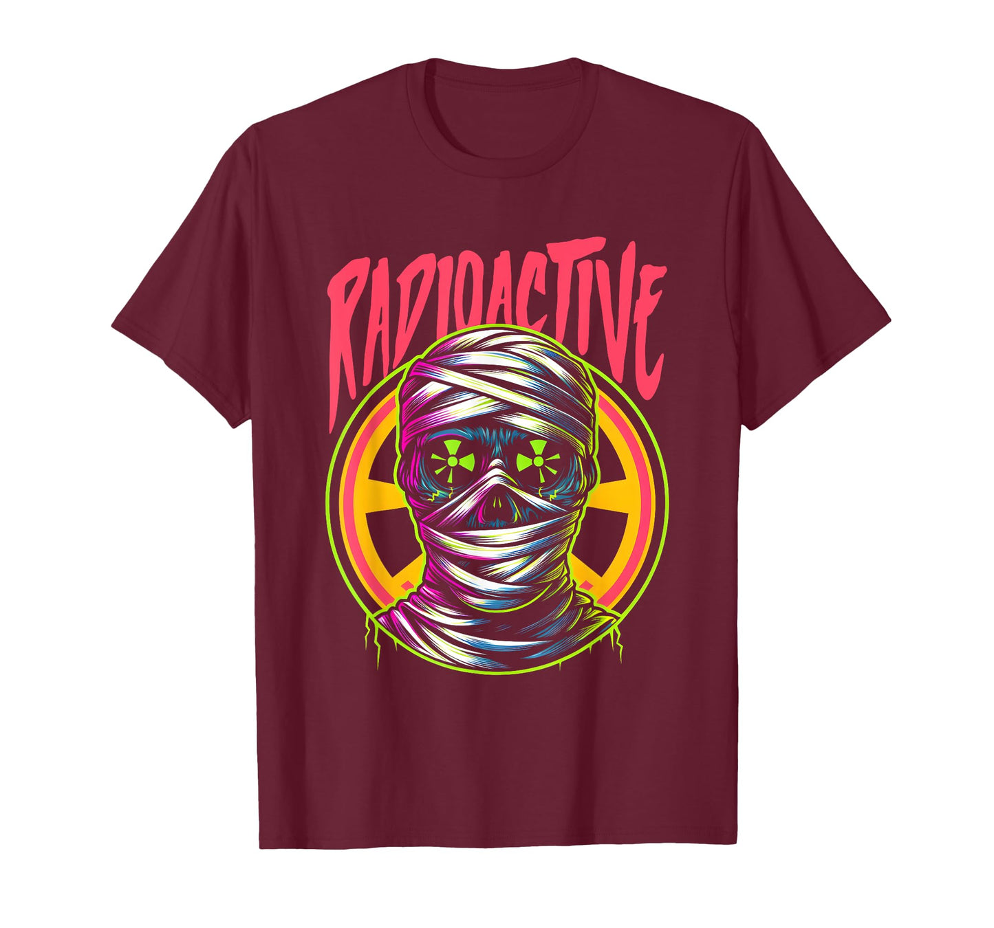 Radioactive Mummy - Vintage Spooky Monster Halloween Costume T-Shirt