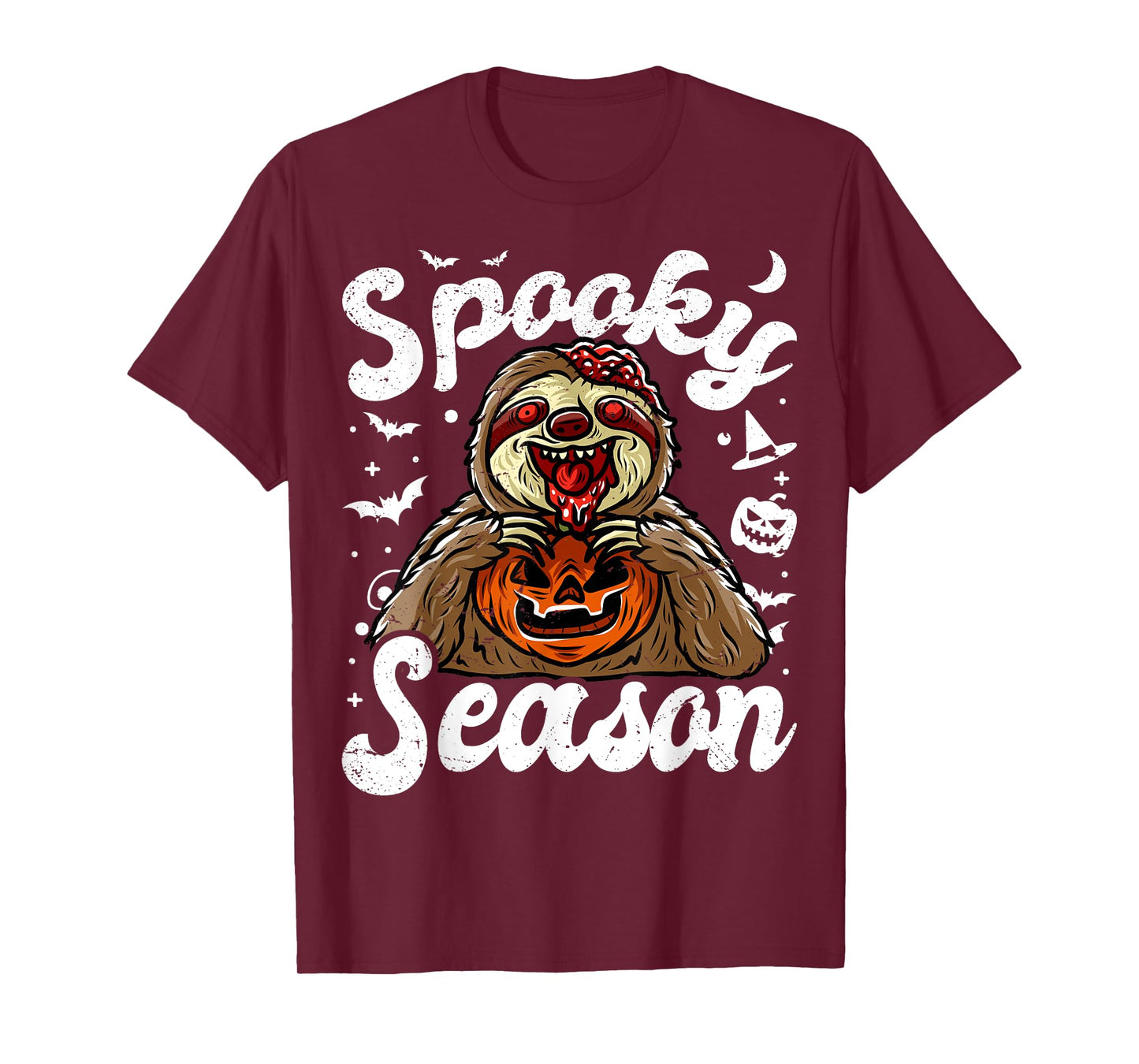 Sloth Boo Zombie Trick Or Treat Halloween Costume T-Shirt