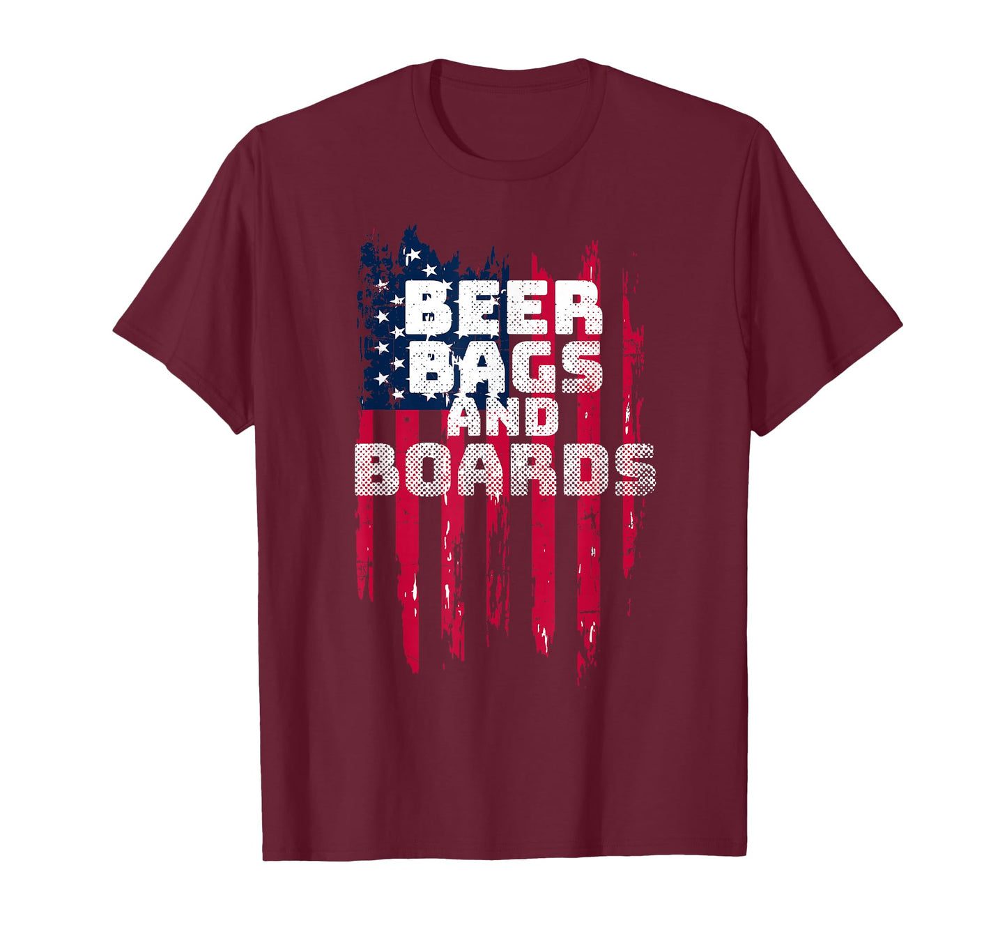 Cornhole T Shirt Beer Bags and Boards T-Shirt