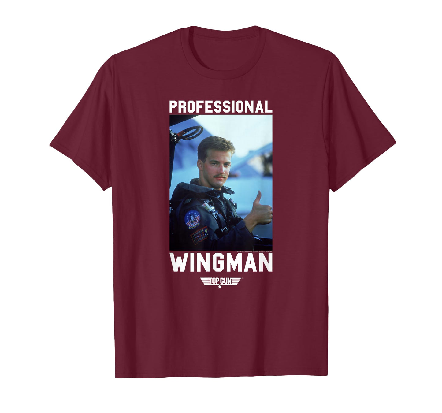Top Gun Professional Wingman Goose Photo Action Movie T-Shirt