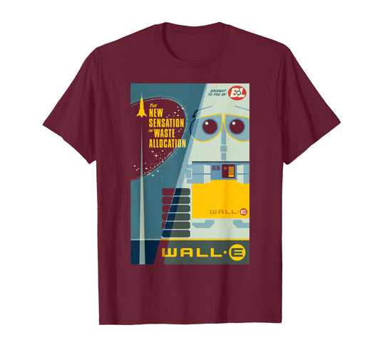 Disney Pixar Wall-E The New Sensation in Waste Allocation T-Shirt