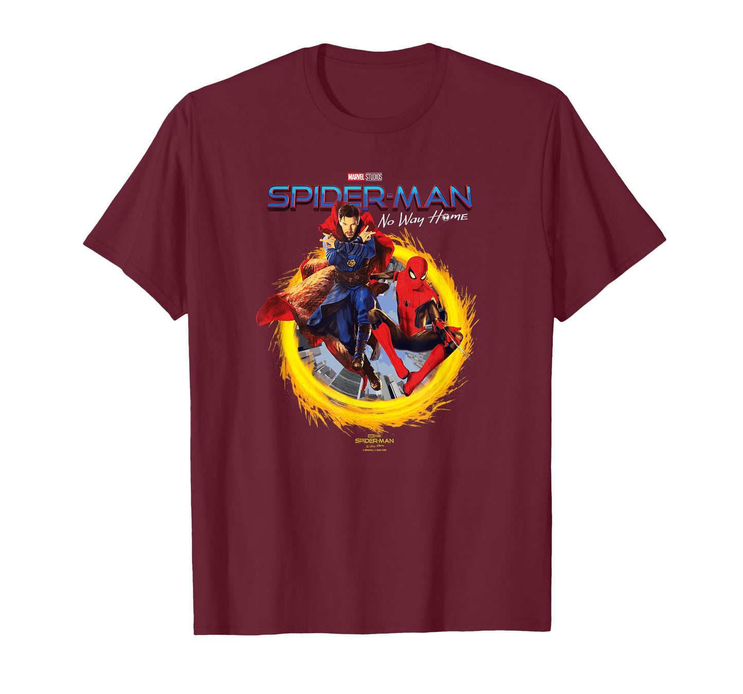 Marvel Spider-Man No Way Home Spidey Doctor Strange Poster T-Shirt