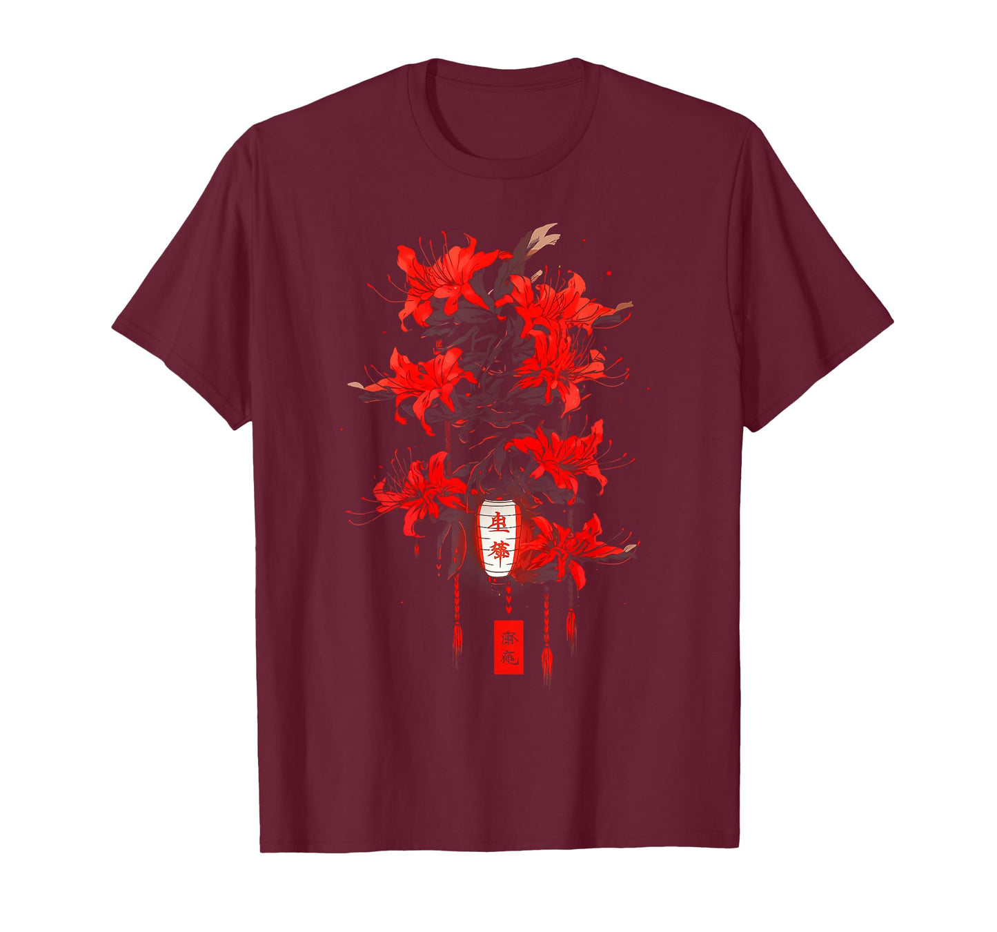 Red Spider Lily | Japan Japanese Aesthetic Manga Anime T-Shirt