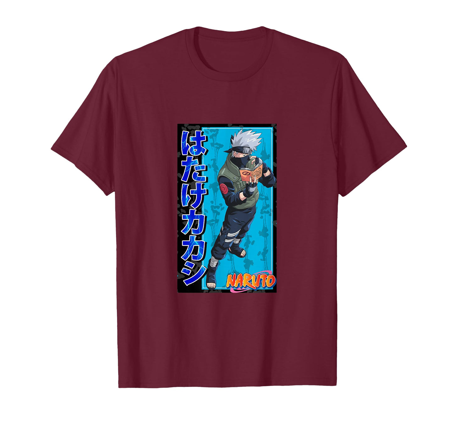 Naruto Classic Kakashi Reading A Book T-Shirt