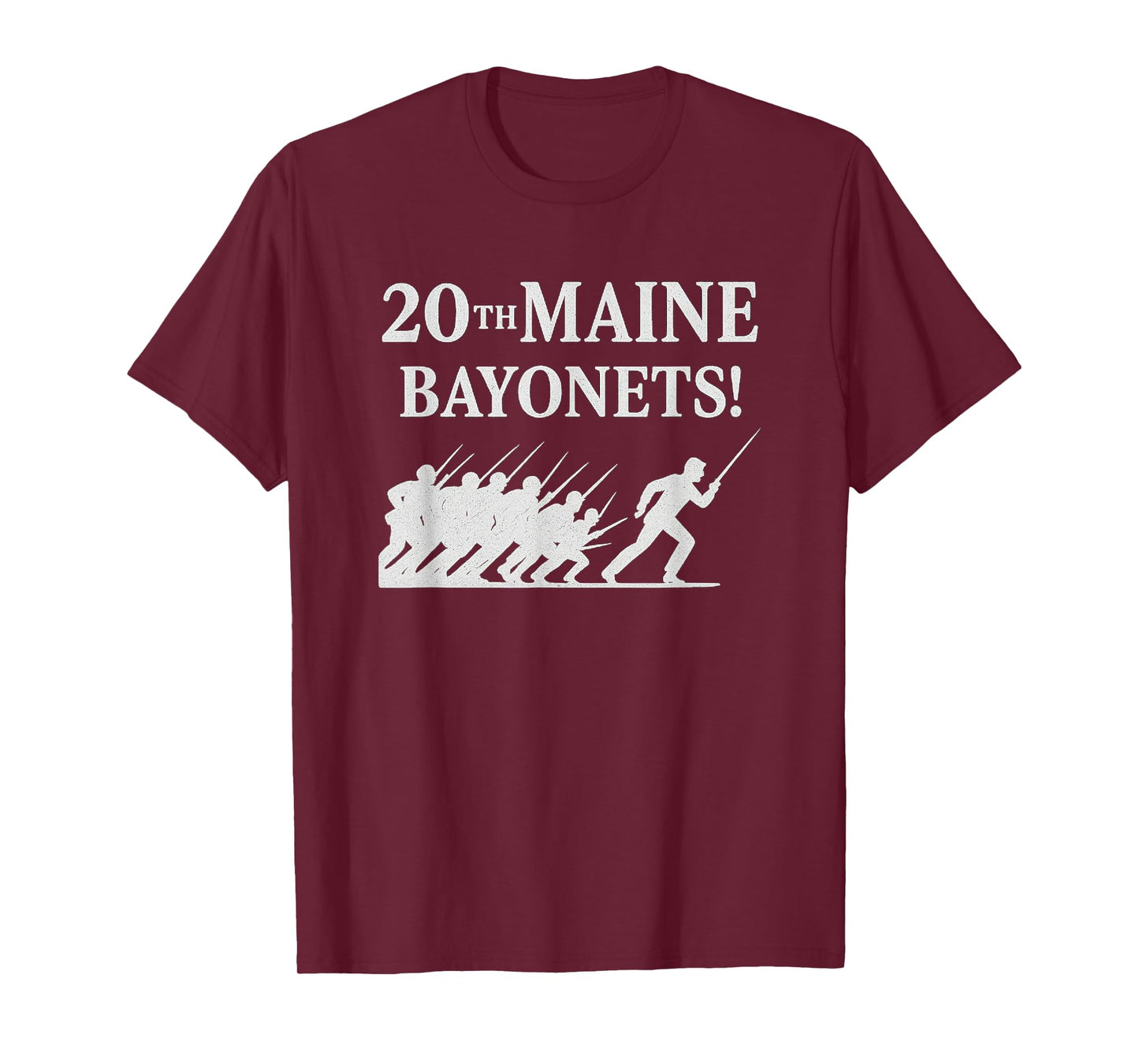 20th Maine Bayonets Civil War Gettysburg T-Shirt