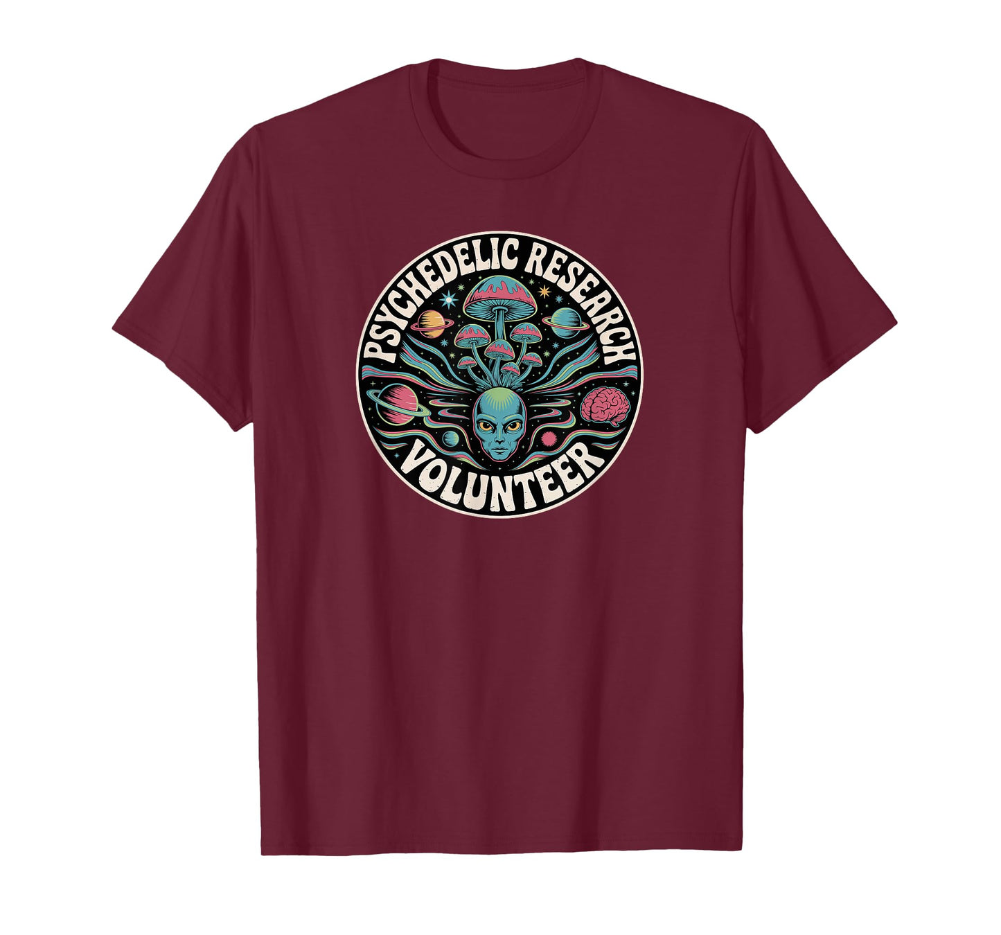 Psychedelic Research Volunteer Alien Trip T-Shirt