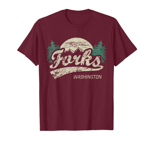 Forks Washington Vintage T-Shirt