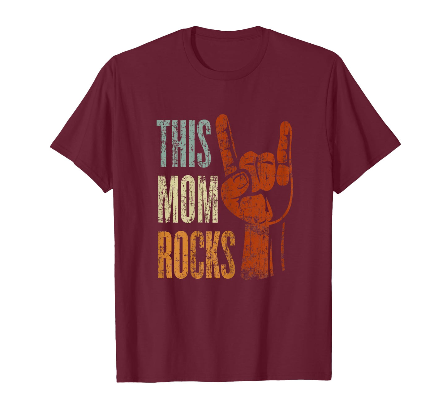 This Mom Rocks Rock n Roll Metal T-Shirt Gift for Mother T-Shirt