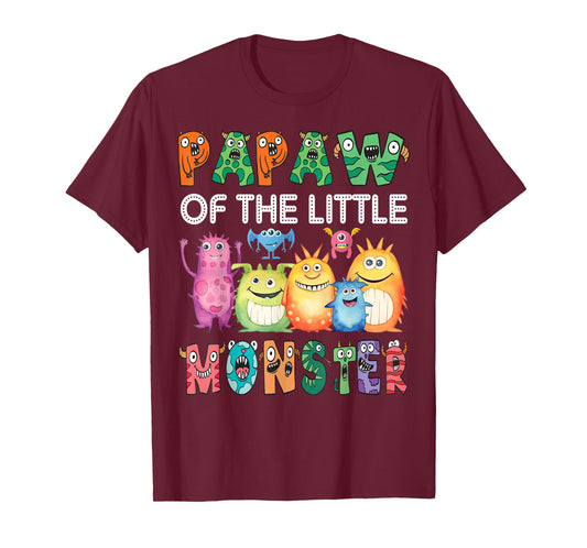 Papaw Of The Little Monster Kids 1St Birthday Party T-Shirt