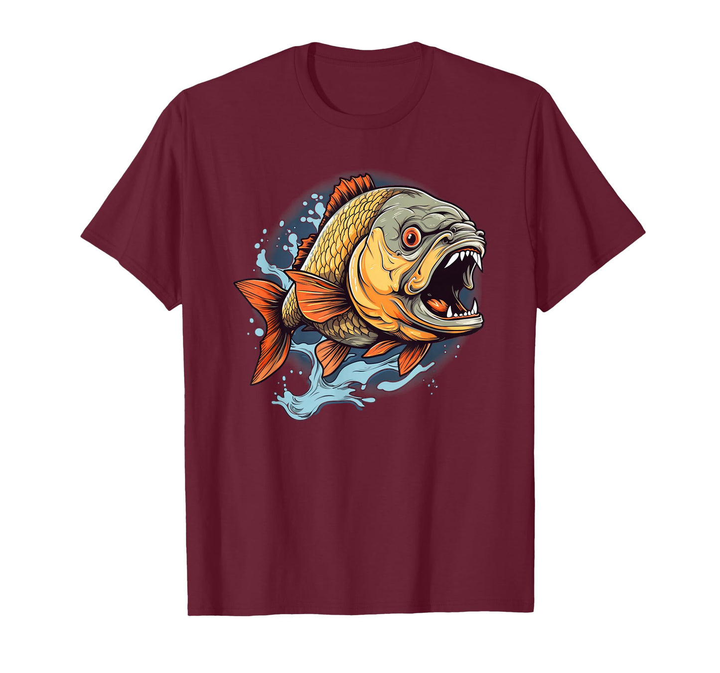Cool Piranha Lake and Fish Monster Lovers T-Shirt