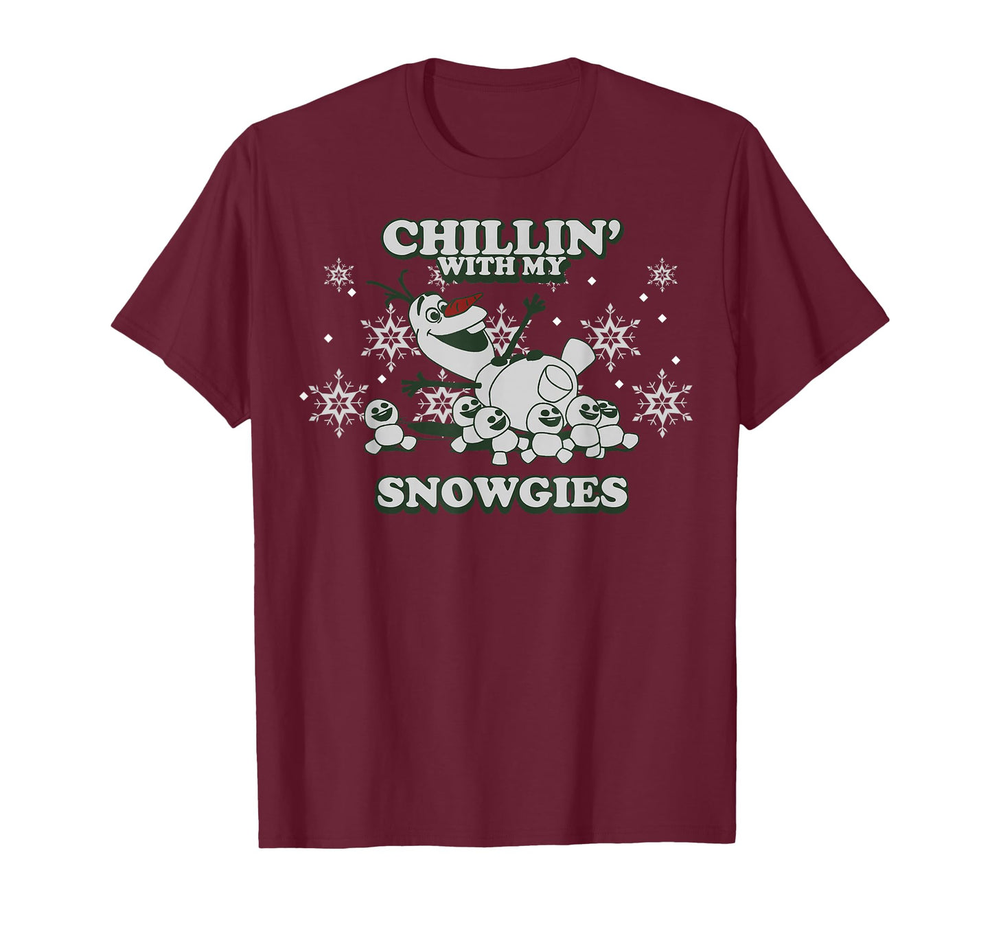 Disney Frozen Olaf Chillin' with My Snowgies Snowflake T-Shirt