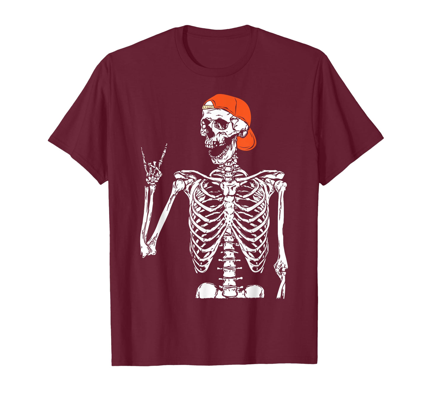 Rocker Skeleton Hand Rock On Costume Funny T-Shirt