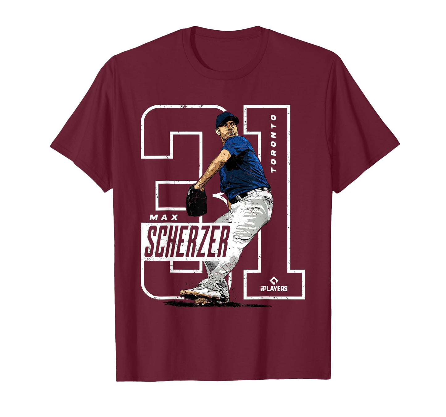 Max Scherzer | Texas MLB Baseball Players| MLBMSC204M T-Shirt